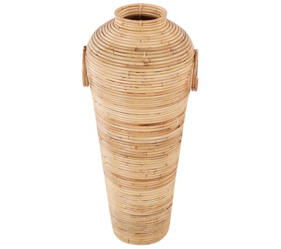 Rotin Vase Décoratif 70 Cm Naturel Elatia