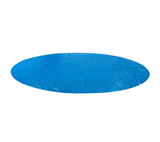 Couverture Solaire À Bulles Pour Piscine Ronde Bleu 5 M 400 Μ/microns Polyethylen