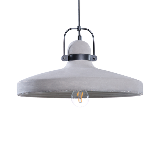 Lampe Suspension En Béton Gris Noatak