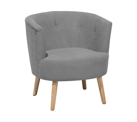 Fauteuil Gris Clair Odenzen