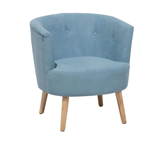 Fauteuil Bleu Clair Odenzen