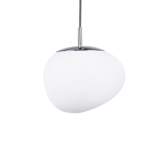 Lampe Blanc En Verre Liffel