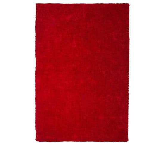 Tapis Épais 140 X 200 Cm Rouge Demre