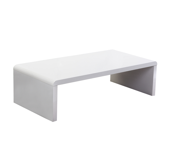 Table Basse - Table D'appoint - Meuble Tv - Blanc - Milwaukee