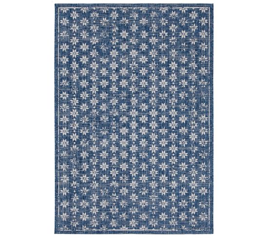 Tapis De Salon Neta En Polypropylène - Bleu - 160x230 Cm