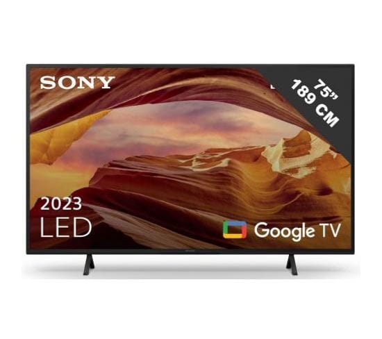 Télévision Kd-75x75wl LED HDr 4k Ultra HD 75" 189cm D-led HDr10