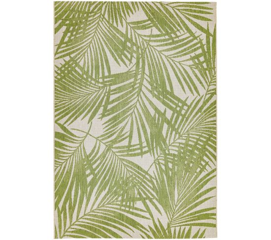 Tapis Intérieur Extérieur Loby Palm En Polypropylène - Vert - 160x230 Cm