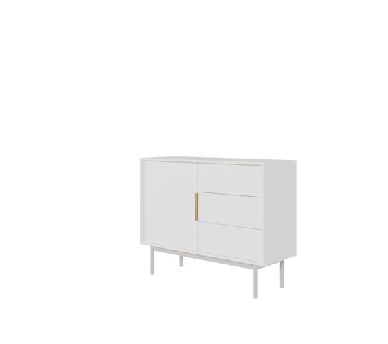 Buffet Viva 104x39x82 Cm Blanc