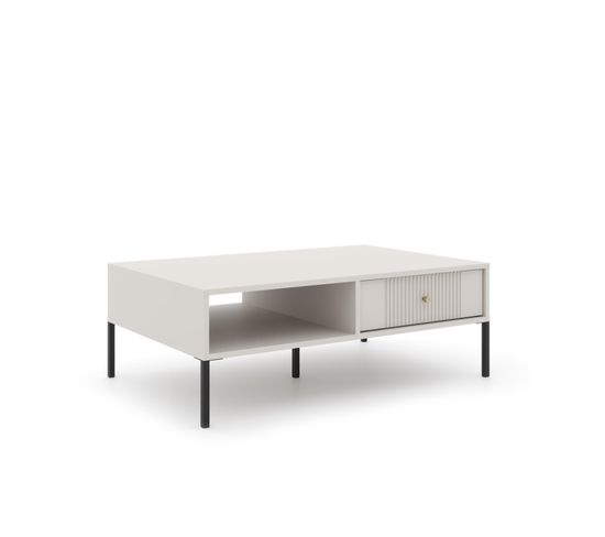 Table Basse Iseo 104x68x40 Cm Beige