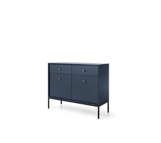 Buffet Mono 103x39x83 Cm Bleu