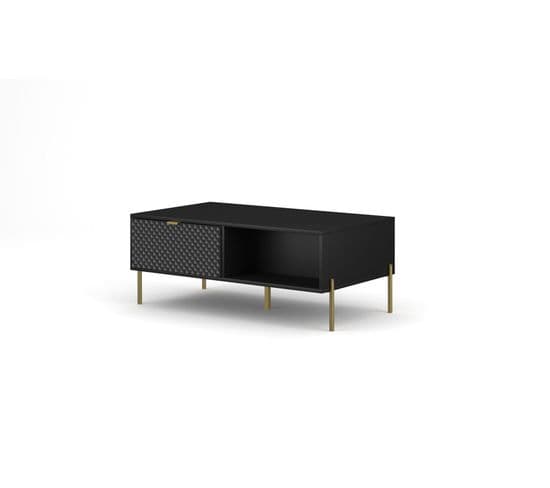 Table Basse Diamo 104x60x43 Cm Noir