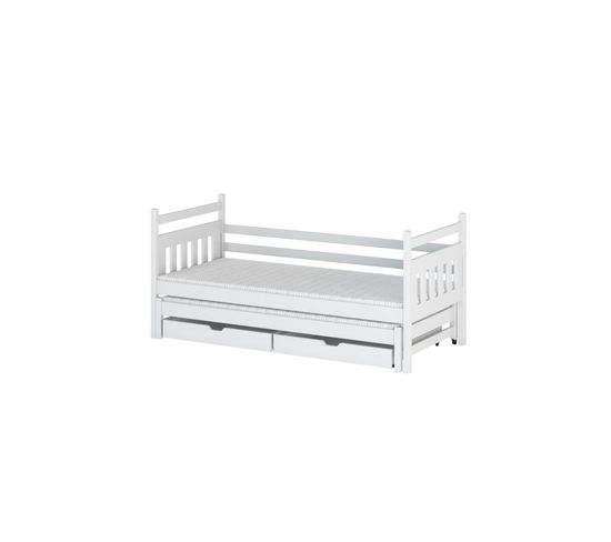 Lit Enfant Daniel 90x190 Cm Blanc