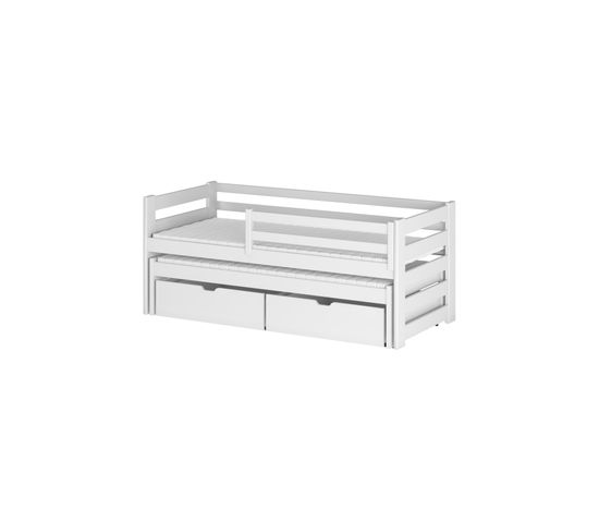 Lit Enfant Kubus 90x200 Cm Blanc