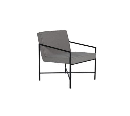 Fauteuil Rakel 66x65x78 Cm Gris