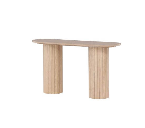 Table console Bianca 40x130x72 Cm Naturel