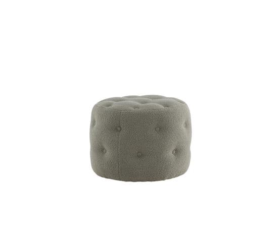 Pouf Benjamin 55x55x44 Cm Gris