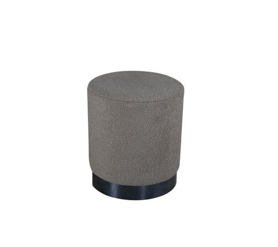 Pouf Benji 35x35x43 Cm Gris