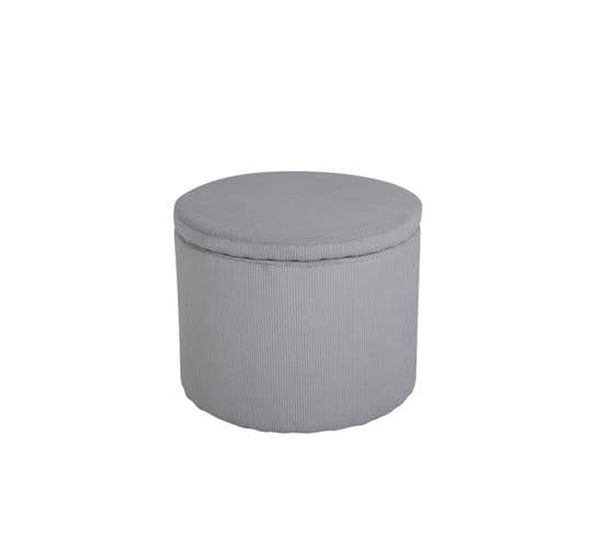 Pouf Dunken 51x51x43 Cm Gris