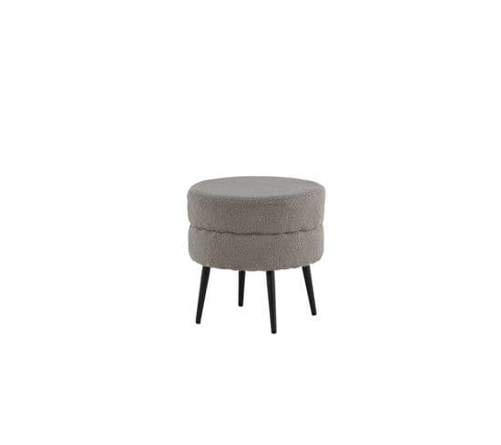 Pouf Pot 40x40x40 Cm Gris