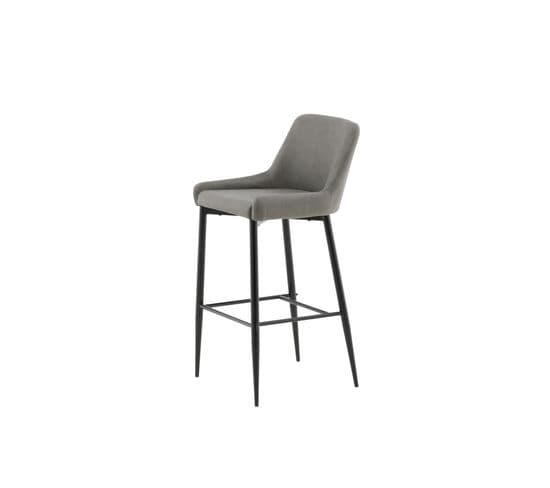 Tabouret De Bar Plaza 48x57x105 Cm Gris