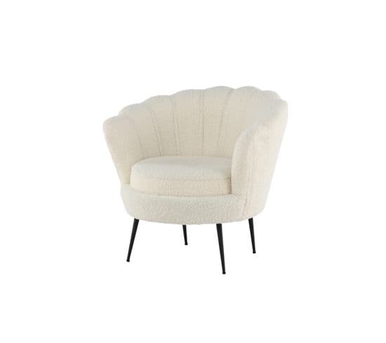 Fauteuil Calais 83x77x76 Cm Blanc