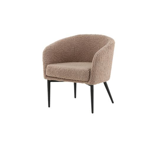 Fauteuil Fluffy 83x64x70 Cm Brun