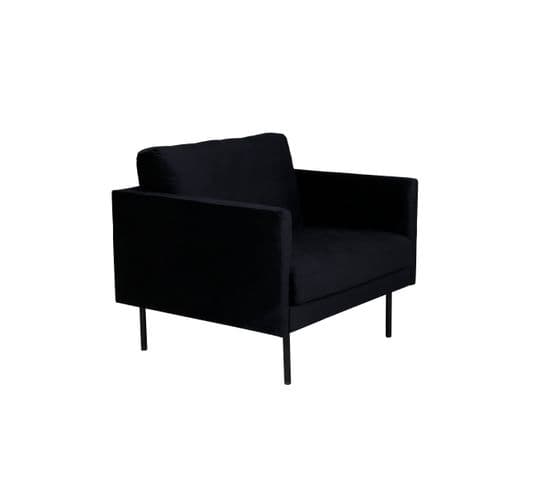 Fauteuil Zoom 95x84x80 Cm Noir