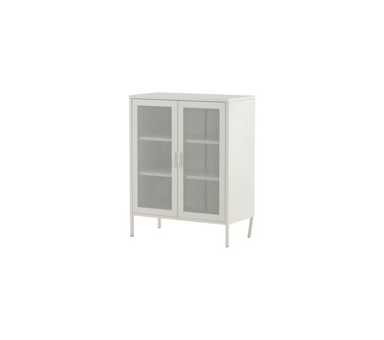 Vitrine Misha 80x40x102 Cm Blanc