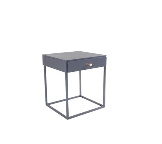 Table De Chevet Bakal 41x43x50 Cm Gris