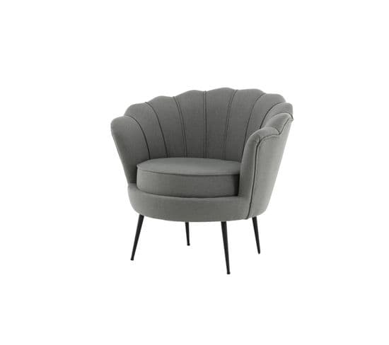 Fauteuil Calais 77x83x76 Cm Gris