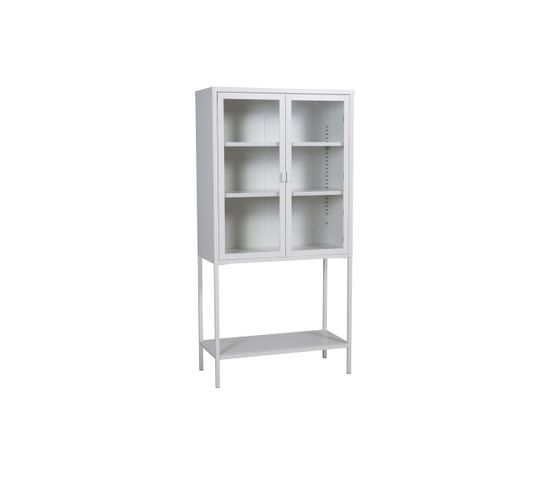 Vitrine Misha 75x35x150 Cm Blanc