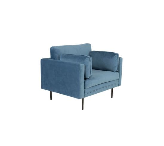 Fauteuil Boom 86x110x84 Cm Bleu