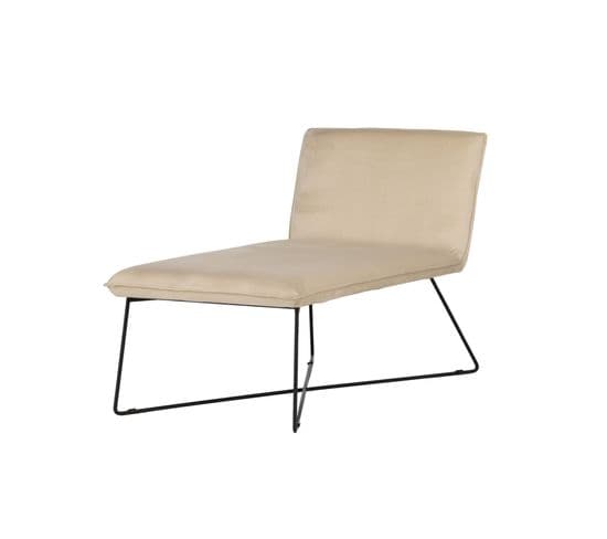 Fauteuil fixe X-lounge 71x128x83 Cm Beige