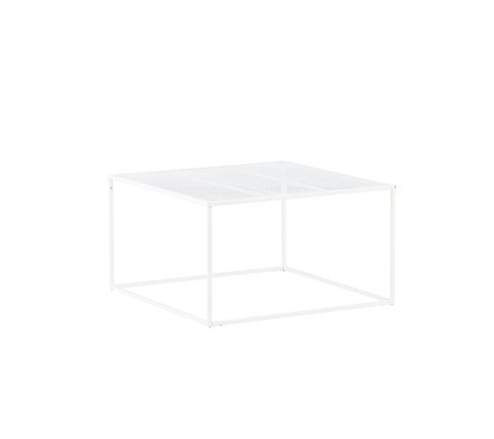 Table Basse Netz 80x80x45 Cm Blanc