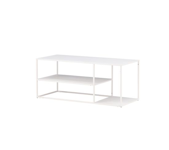 Table Basse Staal 50x50x50 Cm Blanc