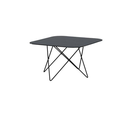 Table Basse Tristar 80x80x50 Cm Noir