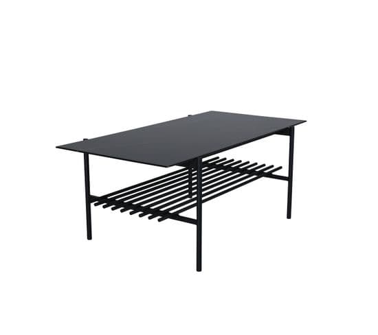 Table Basse Von Staf 60x120x48 Cm Noir