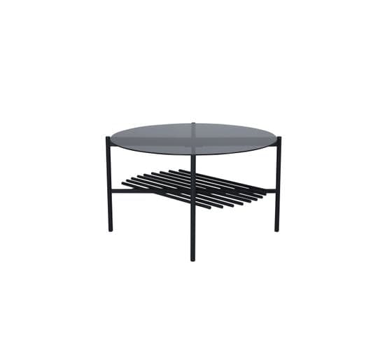 Table Basse Von Staf 80x80x45 Cm Noir