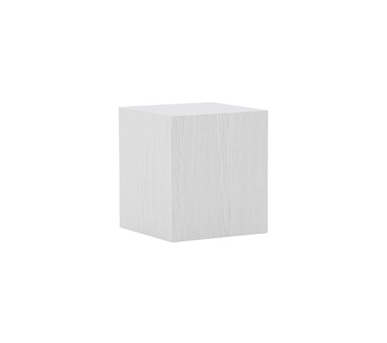 Table Basse Jersey 60x80x40 Cm Blanc