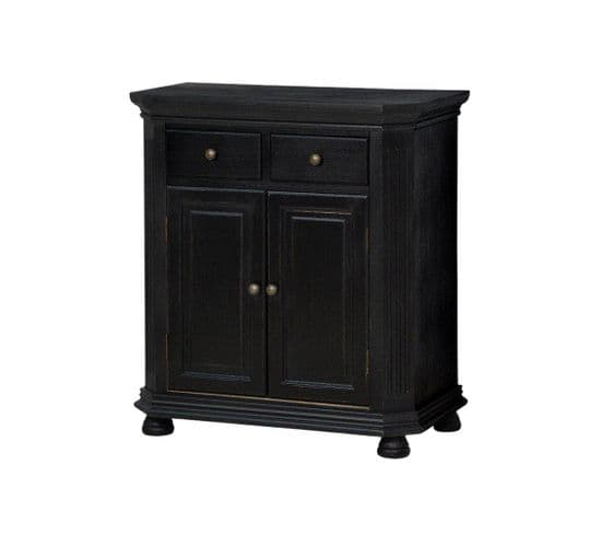 Buffet Cesena 74x39x80 Cm Noir