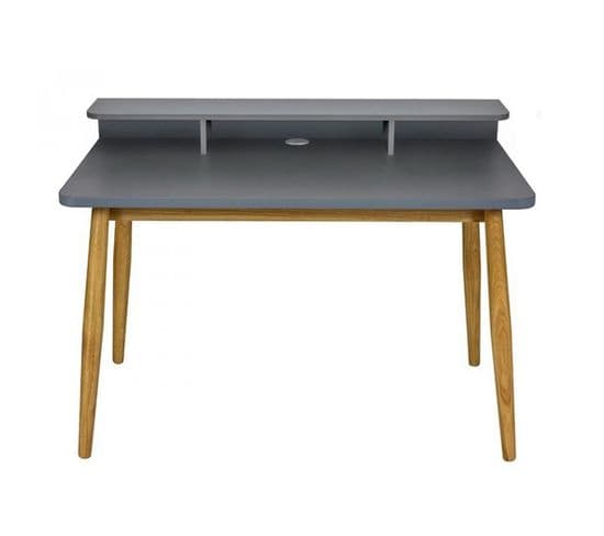 Bureau Design "farsta" 120cm Gris