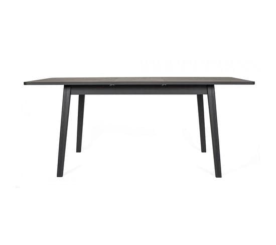 Table à Manger Extensible "skagen" 140-180cm Noir