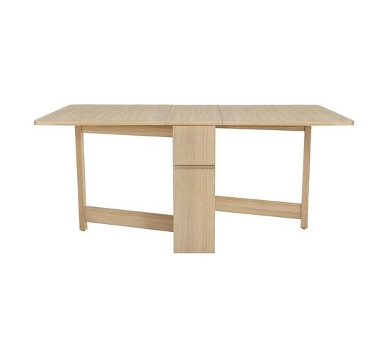 Table Console Pliante "kungla" 170cm Chêne