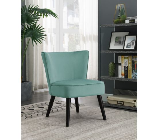 Fauteuil HARRY II tissu vert amande