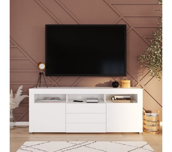 Meuble TV L.180 cm MODERN LIVING GOAL 2