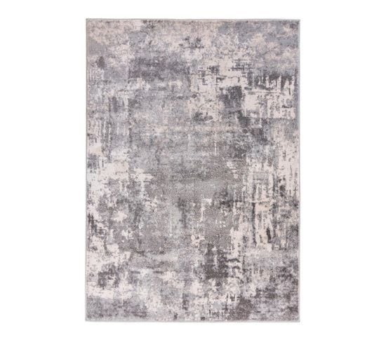 Tapis Design Rayé Pour Salon Wonderlust Gris 200x290