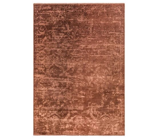 Tapis Moderne Raya En Polyester - Cuivre - 120x170 Cm