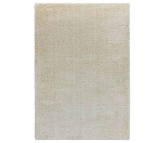 Tapis Shaggy Python En Polyester - Beige - 120x170 Cm