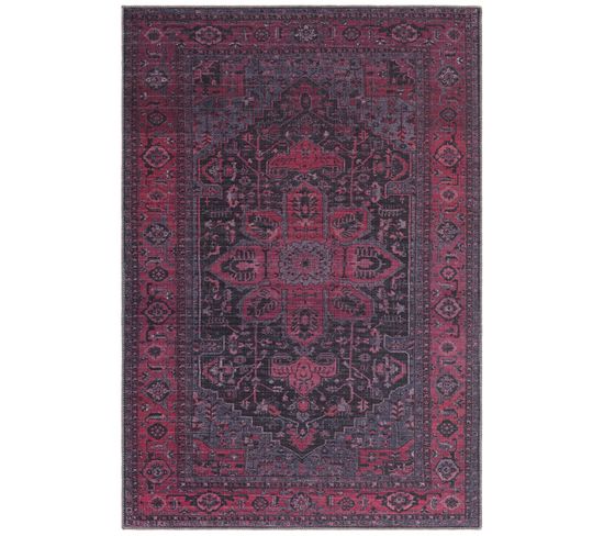 Tapis De Salon Alya En Polypropylène - Rouge - 120x170 Cm