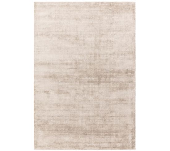 Tapis De Salon Nesta En Viscose - Beige - 120x170 Cm